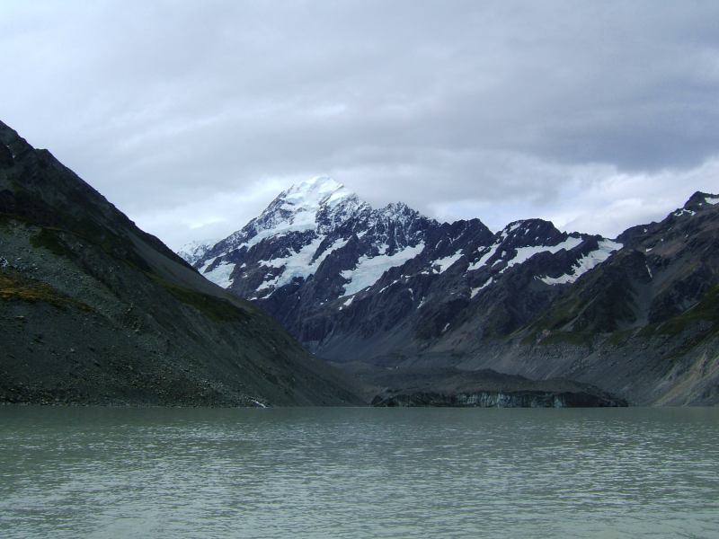 hooker glacier - aoraki/mt cook